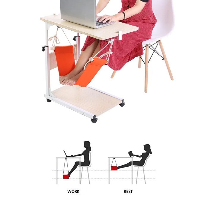 Adjustable Tilting Footrest Under Desk Ergonomic Office Foot Rest Pad – BOX - source of your ...